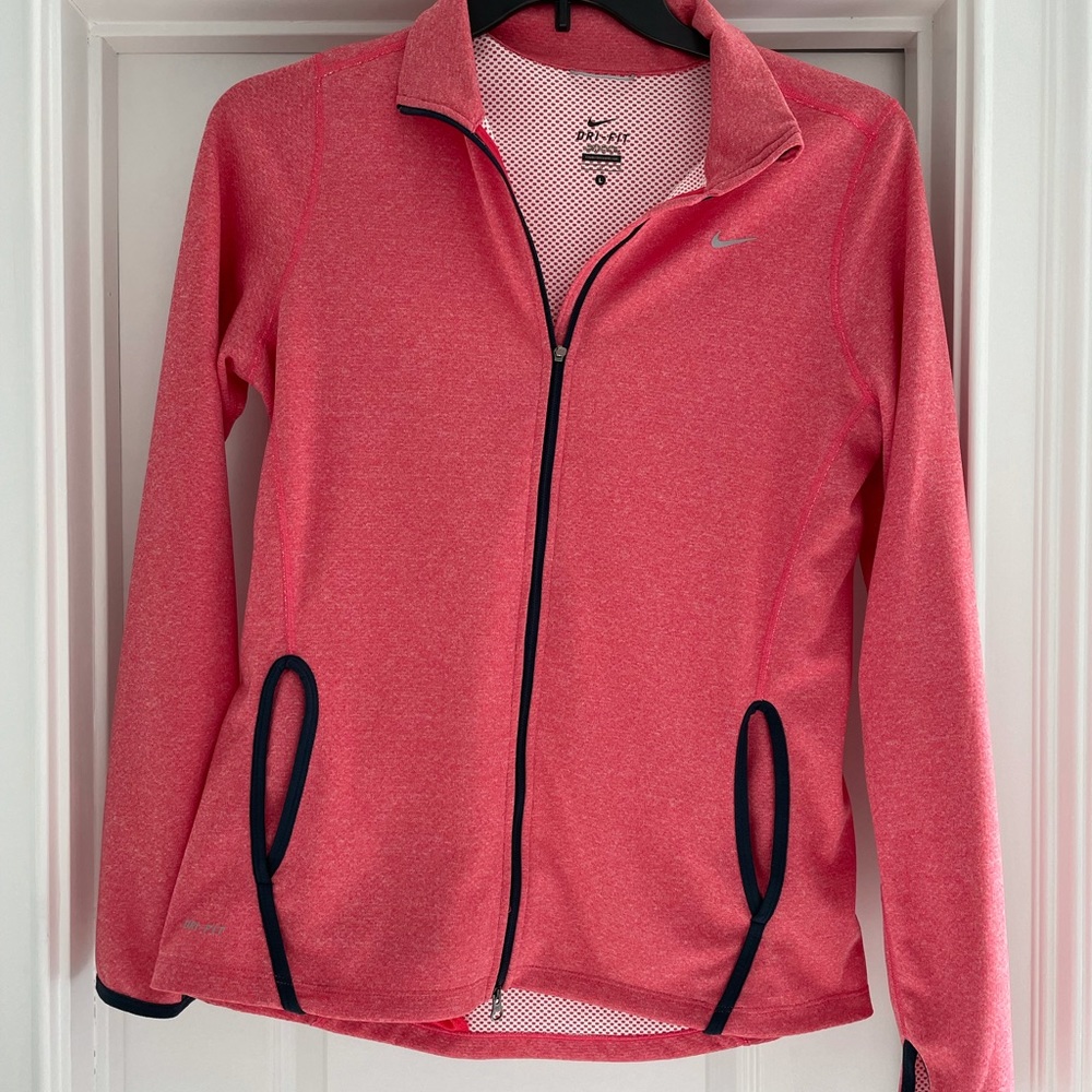 Nike zip up dry fit long sleeve